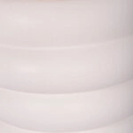 ΤΡΑΠΕΖΙ ΒΟΗΘΗΤΙΚΟ PUFFAT HM18172.02 FIBER CEMENT ΛΕΥΚΟ- ΞΥΛΟ TEAK TOP Φ45x46Υεκ.