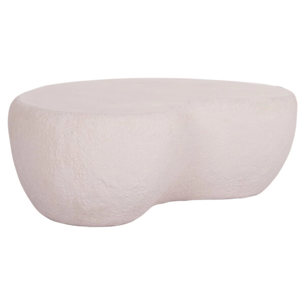 ΤΡΑΠΕΖΙ ΣΑΛΟΝΙΟΥ GERSON HM18151.02L FIBER CEMENT ΣΕ ΛΕΥΚΟ--122x78,5x40Υεκ.