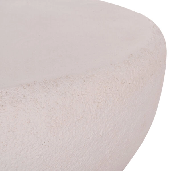 ΤΡΑΠΕΖΙ ΣΑΛΟΝΙΟΥ GERSON HM18151.02S FIBER CEMENT ΣΕ ΛΕΥΚΟ--104x72x40Υεκ.