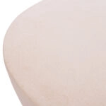 ΤΡΑΠΕΖΙ ΣΑΛΟΝΙΟΥ ΣΤΡΟΓΓΥΛΟ ALLAN HM18162.02 FIBER CEMENT ΣΕ ΛΕΥΚΟ--Φ92x49Υεκ.