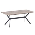 LEXUS PATINA 120Χ60Χ45εκ.ΤΡΑΠΕΖΙ ΣΑΛΟΝΙΟΥ - ΜΕΤΑΛΛΟ/MDF/3D PAPER - PATINA