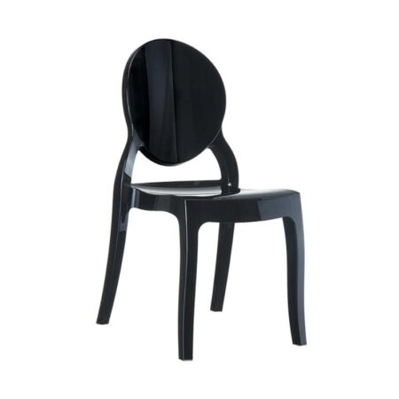 ELIZABETH GLOSSY BLACK(Σ4) ΚΑΡΕΚΛΑ - ΑΚΡΥΛΙΚΟ - ΜΑΥΡΟ