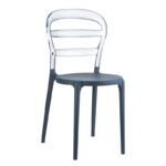 BIBI DARK GREY/CLEAR(Σ4)TRANSP.ΚΑΡΕΚΛΑ - ΠΟΛΥΠΡΟΠΥΛΕΝΙΟ/ΑΚΡΥΛΙΚΟ - DARK GREY/CLEAR