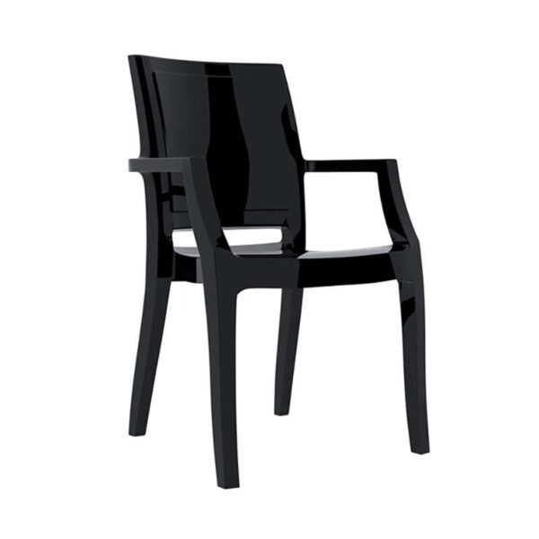 ARTHUR GLOSSY BLACK (Σ4)ΠΟΛΥΘΡΟΝΑ - ΑΚΡΥΛΙΚΟ - ΜΑΥΡΟ