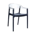 CARMEN BLACK/CLEAR ΠΟΛΥΘΡΟΝΑ - ΠΟΛΥΠΡΟΠΥΛΕΝΙΟ/ΑΚΡΥΛΙΚΟ - BLACK/CLEAR