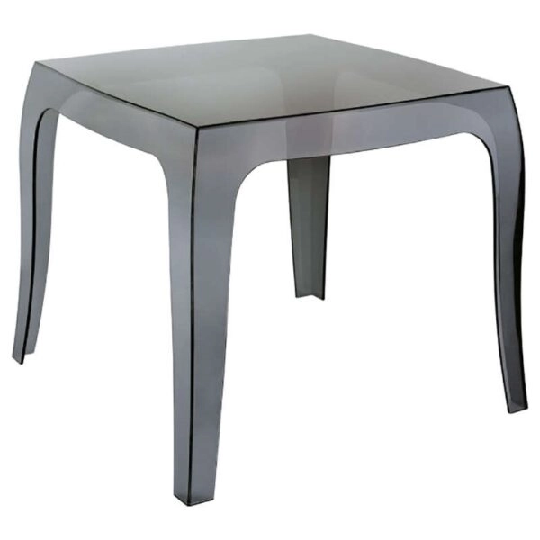 QUEEN BLACK TRANSP.(Σ4)51X51X43εκ. ΤΡΑΠΕΖΙ - ΑΚΡΥΛΙΚΟ - ΜΑΥΡΟ