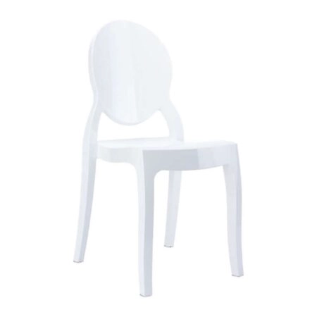 BABY ELIZABETH GLOSSY WHITE(Σ4)ΚΑΡΕΚΛΑΚΙ - ΑΚΡΥΛΙΚΟ - ΛΕΥΚΟ