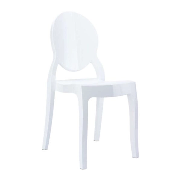 BABY ELIZABETH GLOSSY WHITE(Σ4)ΚΑΡΕΚΛΑΚΙ - ΑΚΡΥΛΙΚΟ - ΛΕΥΚΟ