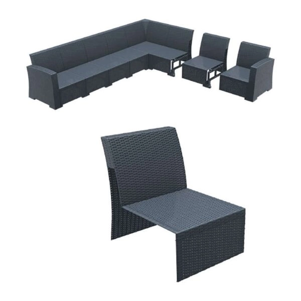 MONACO DARK GREY ΕΠΕΚΤΑΣΗ ΚΑΡΕΚΛΑ ΠΟΛ/ΝΙΟΥ - ΠΟΛΥΠΡΟΠΥΛΕΝΙΟ - DARK GREY