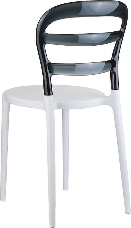 BIBI WHITE/BLACK TRANSP.ΚΑΡΕΚΛΑ - ΠΟΛΥΠΡΟΠΥΛΕΝΙΟ/ΑΚΡΥΛΙΚΟ - WHITE/BLACK