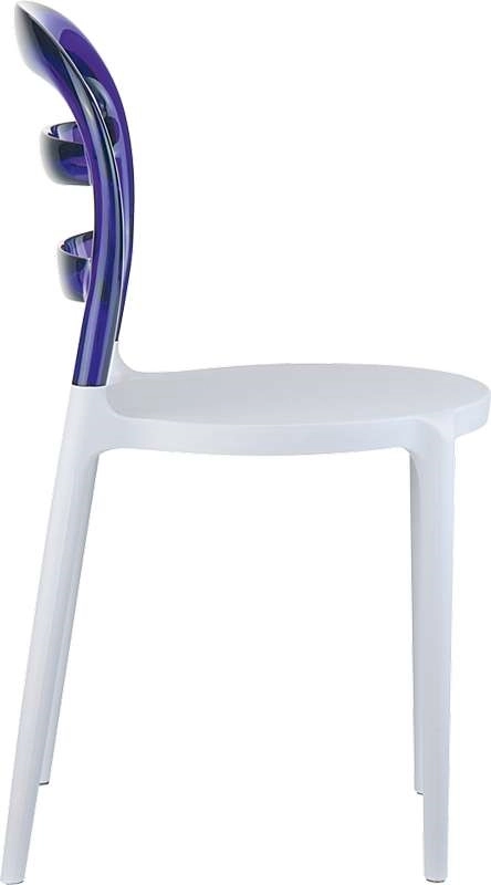 BIBI WHITE/VIOLET(Σ4)TRANSP.ΚΑΡΕΚΛΑ - ΠΟΛΥΠΡΟΠΥΛΕΝΙΟ/ΑΚΡΥΛΙΚΟ - WHITE/VIOLET