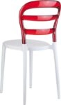 BIBI WHITE/RED TRANSP.ΚΑΡΕΚΛΑ - ΠΟΛΥΠΡΟΠΥΛΕΝΙΟ/ΑΚΡΥΛΙΚΟ - WHITE/RED