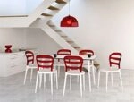 BIBI WHITE/RED TRANSP.ΚΑΡΕΚΛΑ - ΠΟΛΥΠΡΟΠΥΛΕΝΙΟ/ΑΚΡΥΛΙΚΟ - WHITE/RED