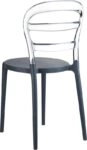 BIBI DARK GREY/CLEAR(Σ4)TRANSP.ΚΑΡΕΚΛΑ - ΠΟΛΥΠΡΟΠΥΛΕΝΙΟ/ΑΚΡΥΛΙΚΟ - DARK GREY/CLEAR