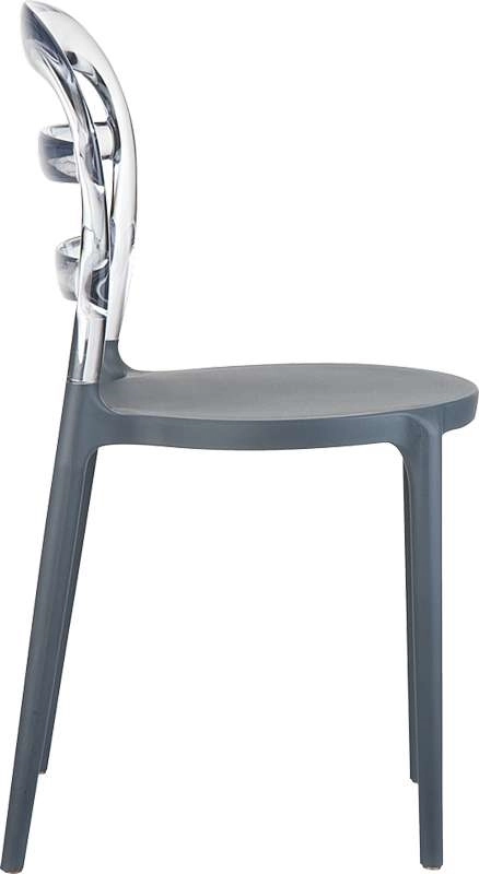 BIBI DARK GREY/CLEAR(Σ4)TRANSP.ΚΑΡΕΚΛΑ - ΠΟΛΥΠΡΟΠΥΛΕΝΙΟ/ΑΚΡΥΛΙΚΟ - DARK GREY/CLEAR