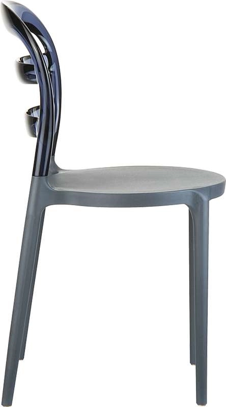 BIBI DARK GREY/SMOKE GREY(Σ4)TRANSP.ΚΑΡΕΚΛΑ - ΠΟΛΥΠΡΟΠΥΛΕΝΙΟ/ΑΚΡΥΛΙΚΟ - DARK GREY/SMOKE GREY