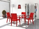 ARTHUR GLOSSY RED (Σ4) ΠΟΛΥΘΡΟΝΑ - ΑΚΡΥΛΙΚΟ - ΚΟΚΚΙΝΟ