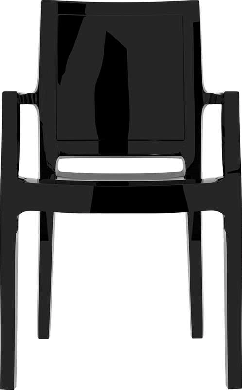 ARTHUR GLOSSY BLACK (Σ4)ΠΟΛΥΘΡΟΝΑ - ΑΚΡΥΛΙΚΟ - ΜΑΥΡΟ