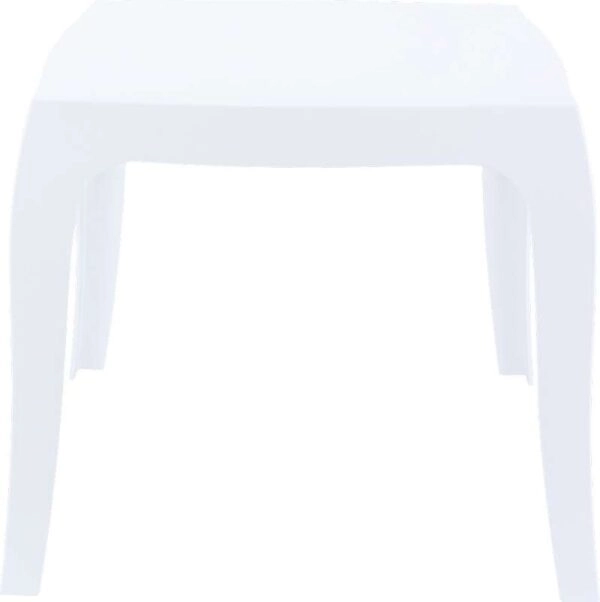 QUEEN GLOSSY WHITE(Σ4)51X51X43εκ. ΤΡΑΠΕΖΙ - ΑΚΡΥΛΙΚΟ - GLOSSY WHITE