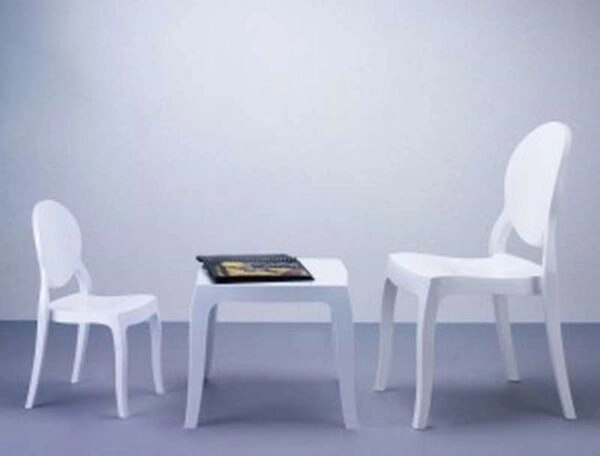 BABY ELIZABETH GLOSSY WHITE(Σ4)ΚΑΡΕΚΛΑΚΙ - ΑΚΡΥΛΙΚΟ - ΛΕΥΚΟ