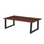 DONATA ΚΑΡΥΔΙ 120Χ60Χ40εκ.ΤΡΑΠΕΖΙ ΣΑΛΟΝΙΟΥ - ΜΕΤΑΛΛΟ/MDF/3D PAPER - ΚΑΡΥΔΙ