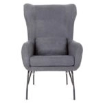 ADA ΜΠΕΡΖΕΡΑ GREY ΥΦΑΣΜΑ - ΜΕΤΑΛΛΟ/ΥΦΑΣΜΑ - ΓΚΡΙ