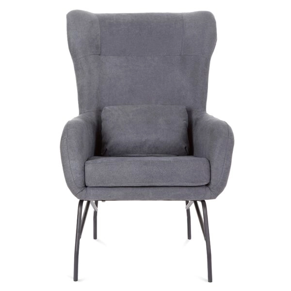 ADA ΜΠΕΡΖΕΡΑ GREY ΥΦΑΣΜΑ - ΜΕΤΑΛΛΟ/ΥΦΑΣΜΑ - ΓΚΡΙ