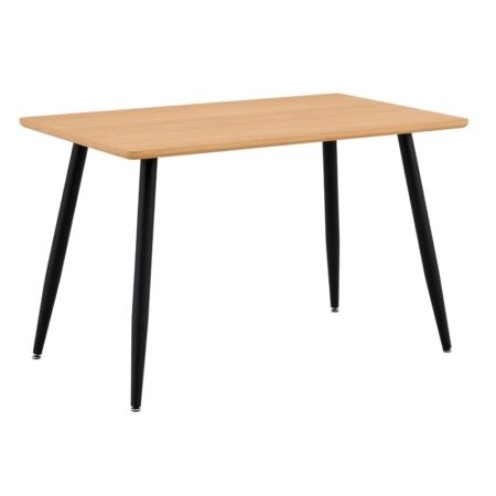 DALAS ΦΥΣΙΚΟ 120Χ70Χ75εκ.ΤΡΑΠΕΖΙ - ΜΕΤΑΛΛΟ/MDF/3D PAPER - ΦΥΣΙΚΟ