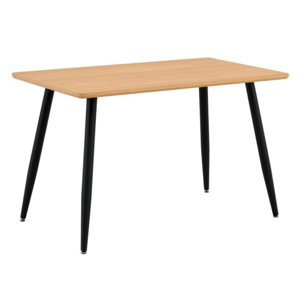 DALAS ΦΥΣΙΚΟ 120Χ70Χ75εκ.ΤΡΑΠΕΖΙ - ΜΕΤΑΛΛΟ/MDF/3D PAPER - ΦΥΣΙΚΟ