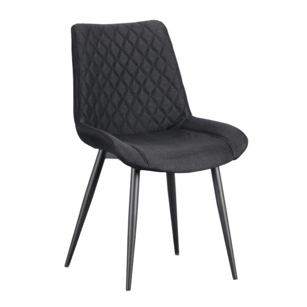 ALESIA BLACK ΥΦΑΣΜΑ ΚΑΡΕΚΛΑ ΜΕΤΑΛΛΙΚΗ - ΜΕΤΑΛΛΟ/ΥΦΑΣΜΑ - BLACK