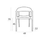 CARMEN WHITE/RED ΠΟΛΥΘΡΟΝΑ - ΠΟΛΥΠΡΟΠΥΛΕΝΙΟ/ΑΚΡΥΛΙΚΟ - WHITE/RED