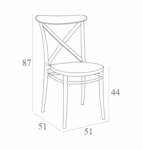 CROSS ΚΑΡΕΚΛΑ DARK GREY ΠΟΛ/ΝΙΟΥ - ΠΟΛΥΠΡΟΠΥΛΕΝΙΟ - DARK GREY