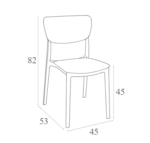 MONNA WHITE ΚΑΡΕΚΛΑ ΠΟΛ/ΝΙΟΥ - ΠΟΛΥΠΡΟΠΥΛΕΝΙΟ - ΛΕΥΚΟ