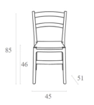 TIFFANY DARK BROWN ΚΑΡΕΚΛΑ ΠΟΛ/ΝΙΟΥ - ΠΟΛΥΠΡΟΠΥΛΕΝΙΟ - BROWN