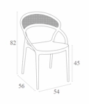 SUNSET WHITE ΚΑΡΕΚΛΑ ΠΟΛ/ΝΙΟΥ - ΠΟΛΥΠΡΟΠΥΛΕΝΙΟ - WHITE
