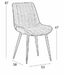 BONY BEIGE ΥΦΑΣΜΑ(Σ4)ΚΑΡΕΚΛΑ ΜΕΤΑΛΛΙΚΗ - ΥΦΑΣΜΑ - BEIGE