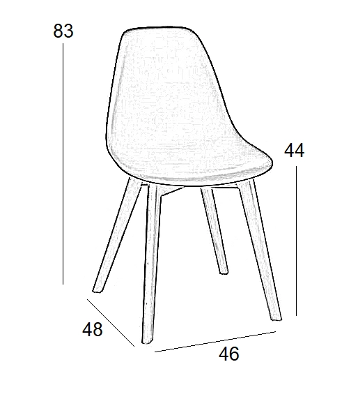 LOFT PLUS ΚΑΡΕΚΛΑ GREY(Σ4)PP - ΞΥΛΟ/PP - ΓΚΡΙ