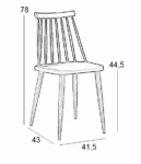MIRELLA ΛΕΥΚΗ ΚΑΡΕΚΛΑ/ΡΡ/ΜΕΤΑΛΛΙΚΗ - ΜΕΤΑΛΛΟ/PP - ΛΕΥΚΟ