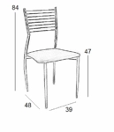 EVITA ΚΑΦΕ ΚΑΡΕΚΛΑ ΧΡΩΜΙΟΥ - PU - ΚΑΦΕ