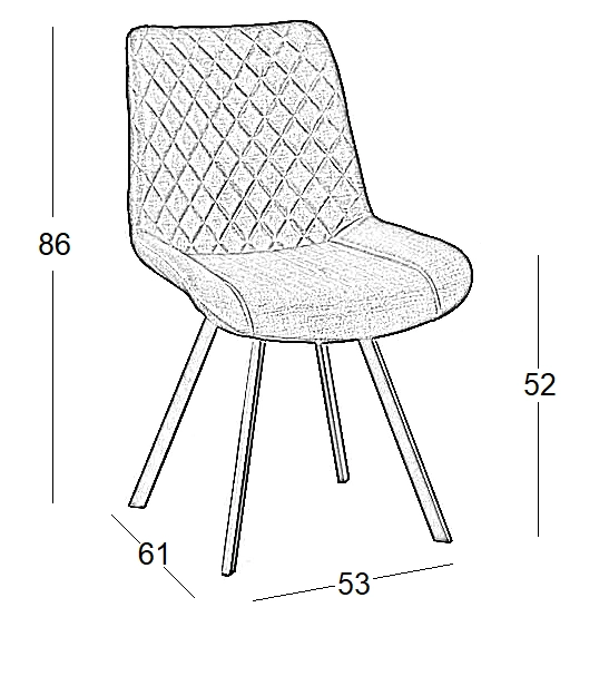 ALESIA S GREY ΥΦΑΣΜΑ ΚΑΡΕΚΛΑ ΜΕΤΑΛΛΙΚΗ - ΜΕΤΑΛΛΟ/ΥΦΑΣΜΑ - GREY