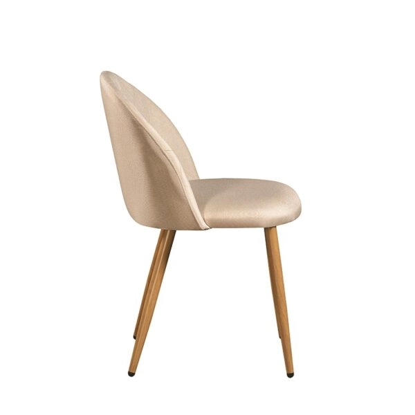 RIO ΦΥΣΙΚΟ/BEIGE ΥΦΑΣΜΑ(Σ4)ΚΑΡΕΚΛΑ ΜΕΤΑΛΛΙΚΗ - ΜΕΤΑΛΛΟ/ΥΦΑΣΜΑ - ΦΥΣΙΚΟ/BEIGE