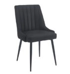 MEGAN BLACK ΥΦΑΣΜΑ ΚΑΡΕΚΛΑ ΜΕΤΑΛΛΙΚΗ - ΜΕΤΑΛΛΟ/ΥΦΑΣΜΑ - BLACK