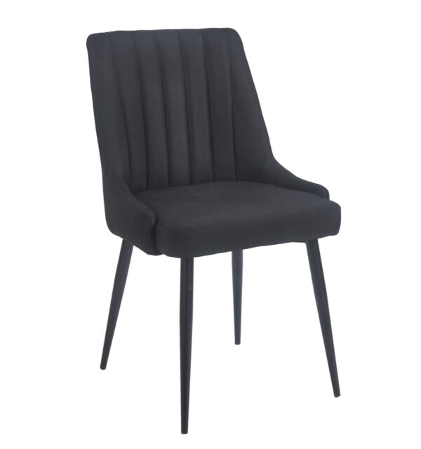 MEGAN BLACK ΥΦΑΣΜΑ ΚΑΡΕΚΛΑ ΜΕΤΑΛΛΙΚΗ - ΜΕΤΑΛΛΟ/ΥΦΑΣΜΑ - BLACK