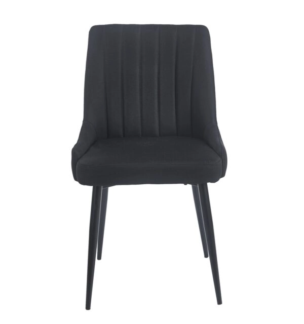 MEGAN BLACK ΥΦΑΣΜΑ ΚΑΡΕΚΛΑ ΜΕΤΑΛΛΙΚΗ - ΜΕΤΑΛΛΟ/ΥΦΑΣΜΑ - BLACK