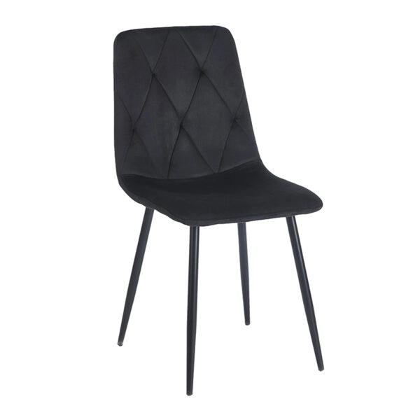 EVA BLACK VELVET ΥΦΑΣΜΑ ΚΑΡΕΚΛΑ ΜΕΤΑΛΛΙΚΗ - ΜΕΤΑΛΛΟ/ΥΦΑΣΜΑ - BLACK