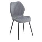 DYLAN GREY ΥΦΑΣΜΑ ΚΑΡΕΚΛΑ ΜΕΤΑΛΛΙΚΗ - ΜΕΤΑΛΛΟ/ΥΦΑΣΜΑ - GREY