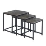 NOLAN SET 3 ΤΜΧ ΤΡΑΠΕΖΑΚΙΑ CEMENT -  -