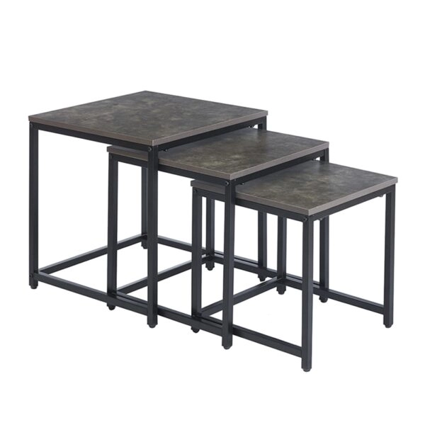 NOLAN SET 3 ΤΜΧ ΤΡΑΠΕΖΑΚΙΑ CEMENT -  -