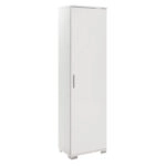 Ντουλάπι-στήλη Chad1  λευκό gloss 45x32x169εκ