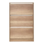 Παπουτσοθήκη ανακλινόμενη Step 18 ζεύγων  σε χρώμα φυσικό 73x26x119εκ